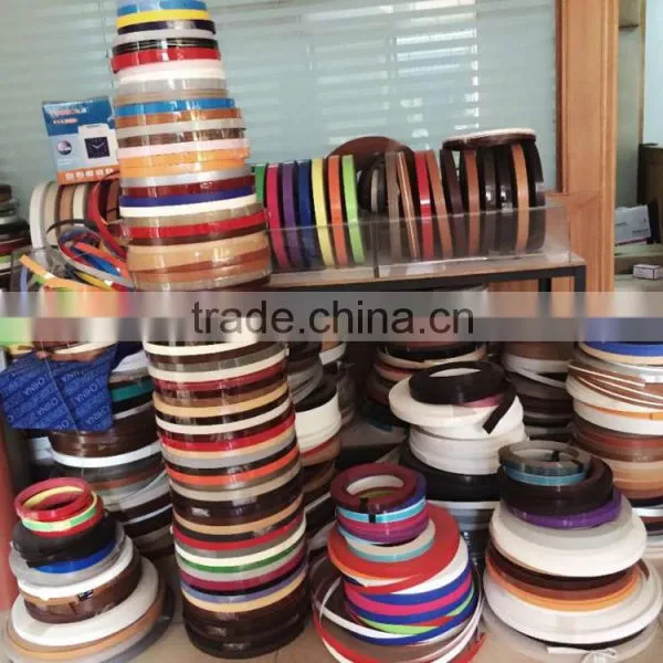India Most Popular Pvc Wood Grain Decorative Edge Banding photo-2