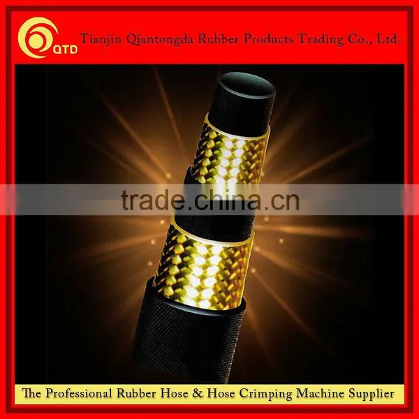 SAE High Pressure Steel Wire Braided Rubber Hydraulic Hose