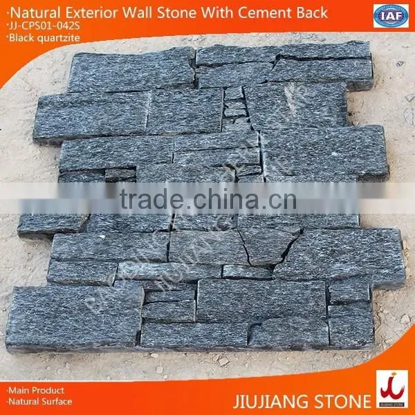 Natural Decorative Cement Back Wall Stone Panels