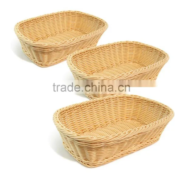 New Design PP Rattan Bread Basket photo-2