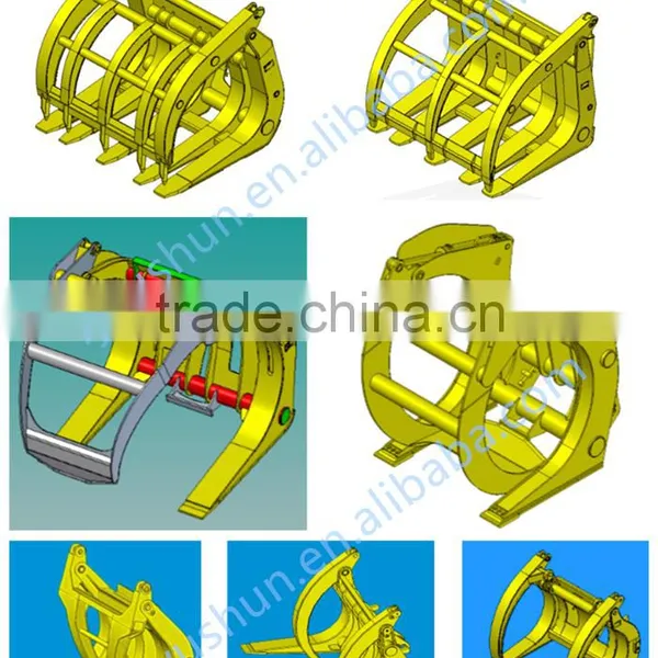 Original SDLG Wheel Loader Series Attachments Bucket/Pallet Fork/Snow Plow/Grass Grapple/Log Grapple From OEM Factory photo-3