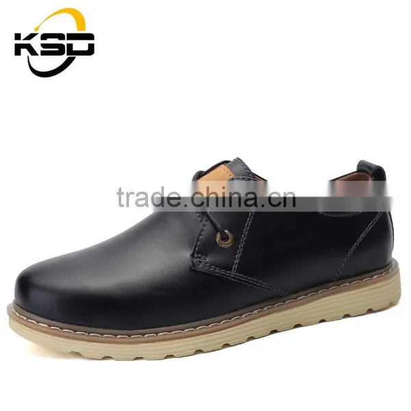 2016 New Popular Men's Comfortable Breathe Freely Low Recreational Leather Shoes photo-3