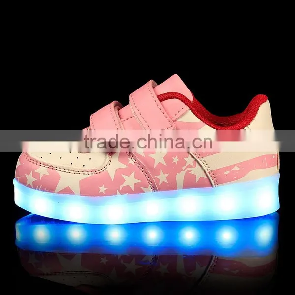 2016 The Latest Child LED Flashing Lights Shoe Buckle Strap Shoe LED Shoes photo-4