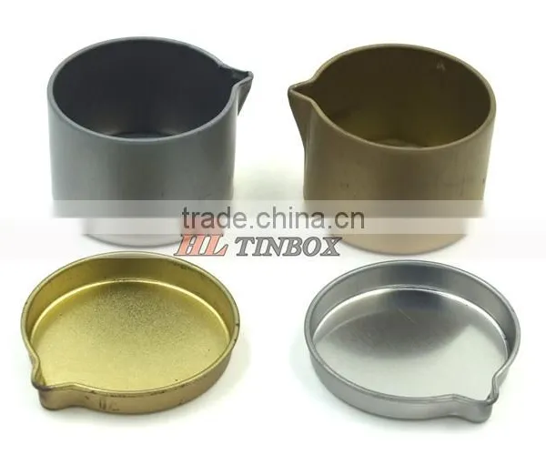 Small Size Round Metal Candle Tin Can Wax Tin Can With Speacial Lid photo-4