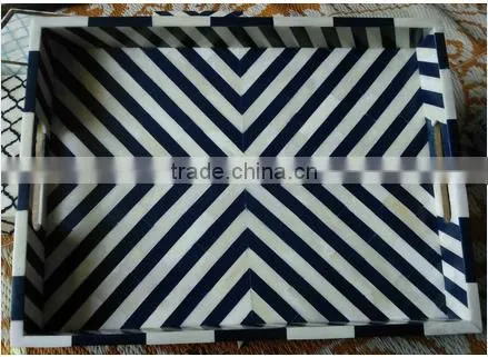 SIXTH SENSE Acrylic Bone Serving Trays