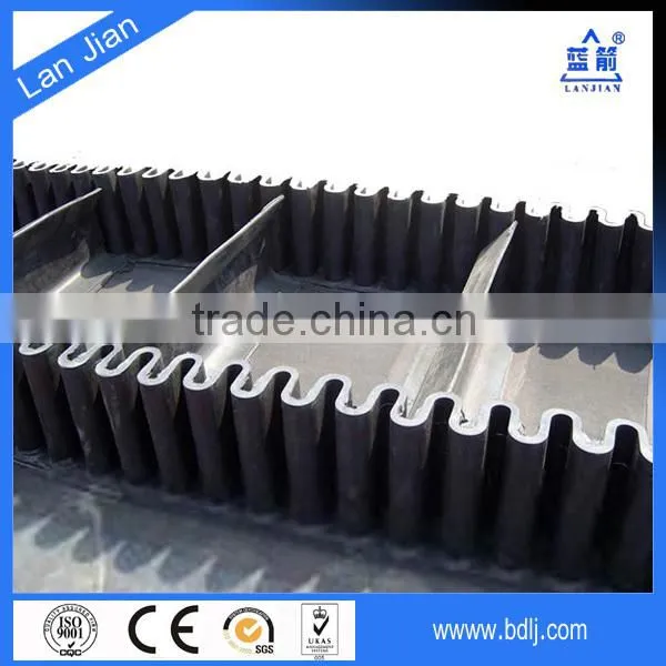 Material Conveying Machine Corrugated Steep Sidewall Transport Conveyor Belt photo-2