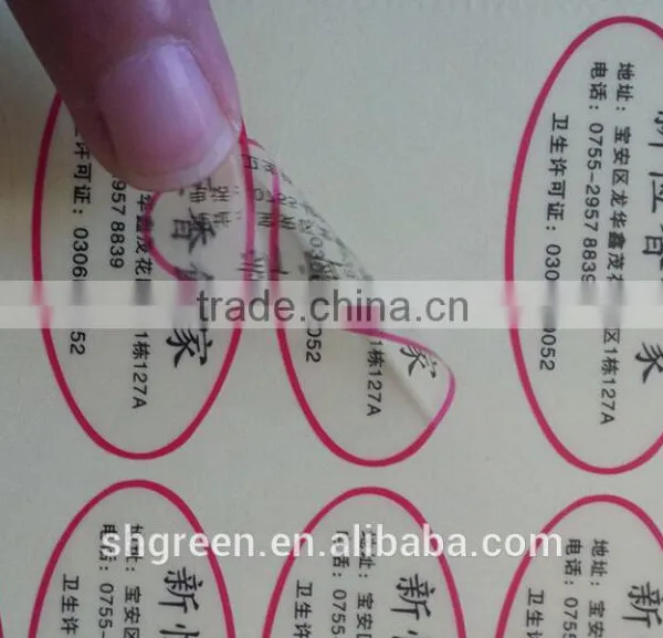 Transparent PVC Plastic Sticker for Pan/boiler photo-2