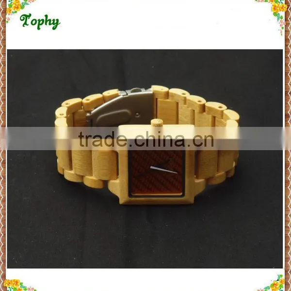 100% Healthy Natural Original Water Resistant Custom Ladies Men Watch Wood 2016 photo-2