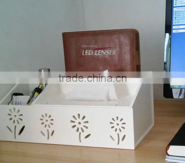 Convenient Beautiful Carved Pattern Tissue Box