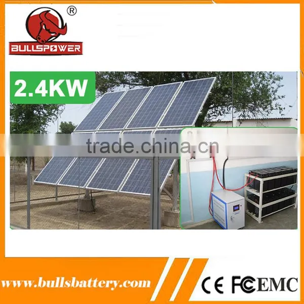 On/off Grid Solar pv Panel System 8000 Watt With Reliable Solar Battery photo-3