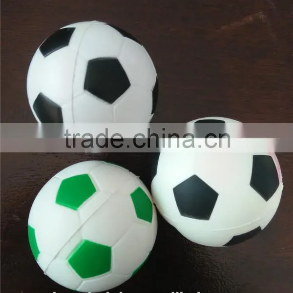 Hot Selling Printed Cheap Football Shape PU Foam Stress Ball for Promotion