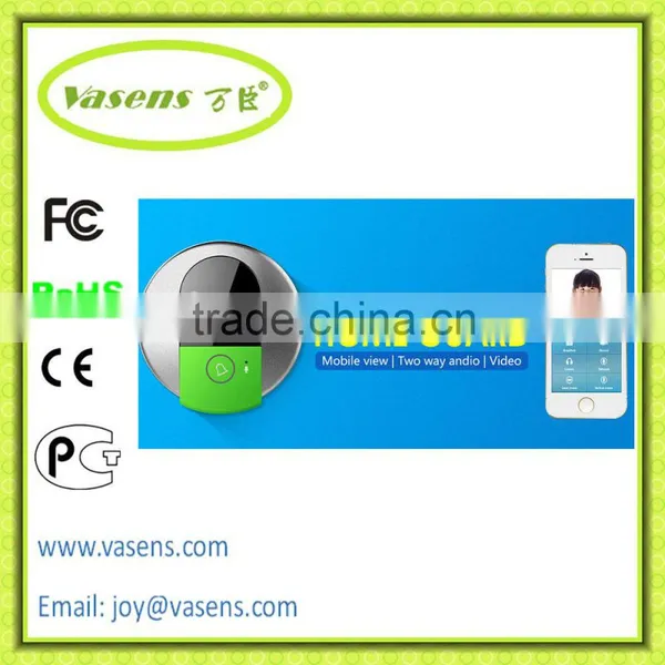 2016 New Products FDL 3G/4G/wifi Smart Door Bell With App Intercom,monitor ,unlcok Wifi Doorbell Camera