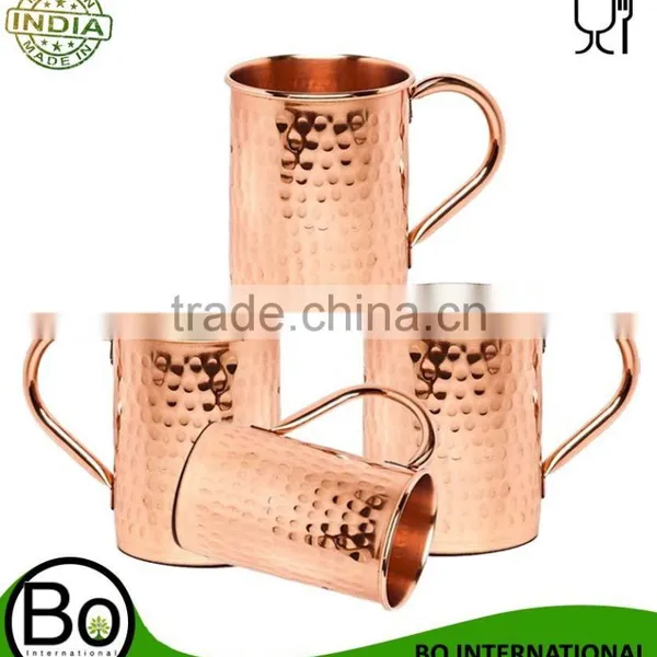 Copper Moscow Mule Hammered Mug 100% No Lining 16oz photo-2