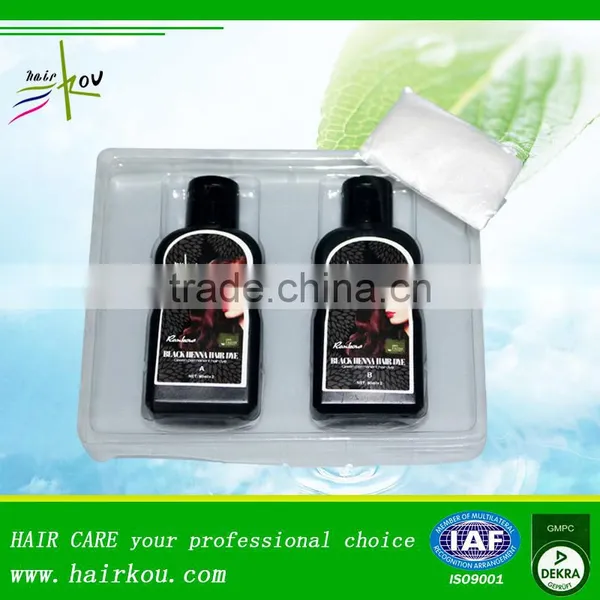 Henna Hair Dye Hair Black Shampoo 5 Mins Color Dye photo-3
