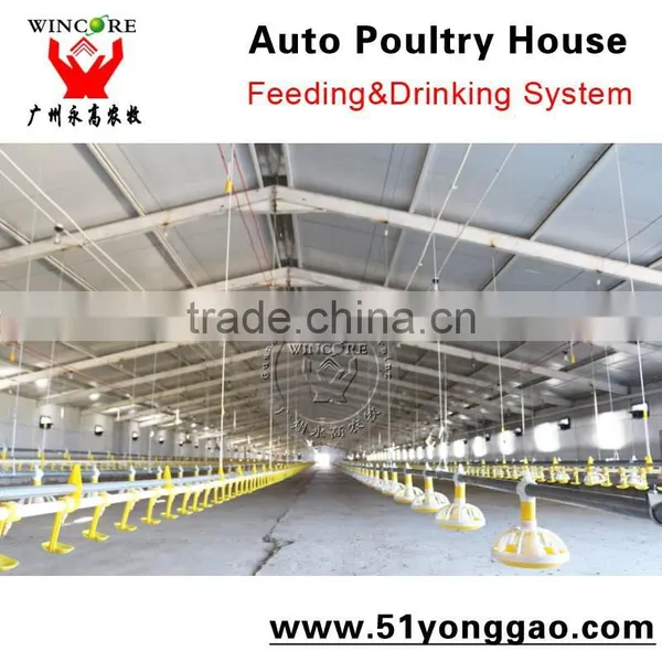 Poultry Automatic Feeding Drinking System for Chicken Brolier