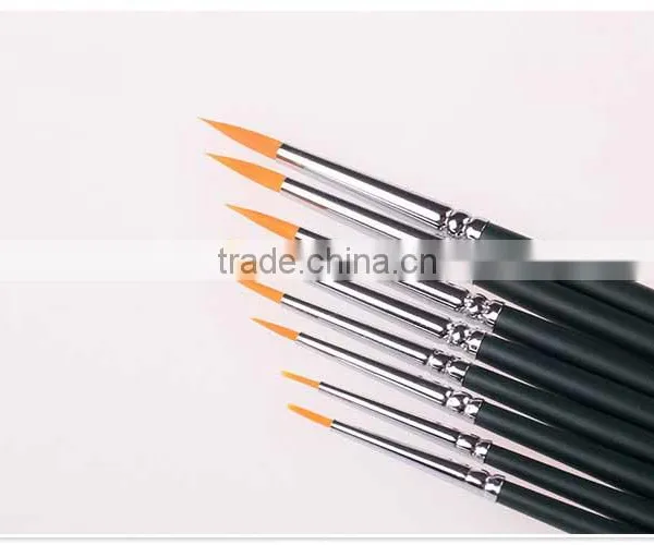 Hot Selling Wooden Hair Brush With Nylon Paint Brush Set photo-4