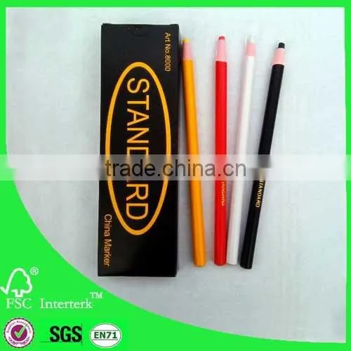 Whosale Non-toxic 12pcs Grease Pencil Supplier