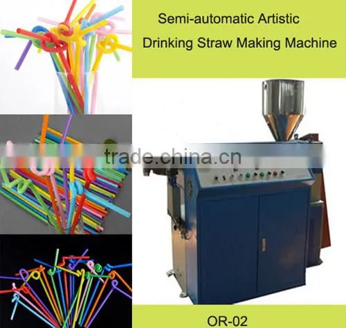 Artistic Drinking Straw Making Machine