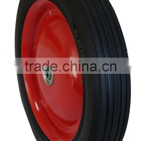 China Solid Rubber Tyre Wheel Tire/solid Tire/wheel Rim/wheel Barrow Tyre/yard Cart Tire photo-3