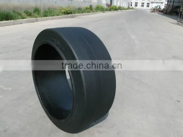 Cheap Warehouse or Airport Trailers Parts Press on Solid Tire 22x9x16 18x7x121/8 21x8x15 28x12x22 photo-2