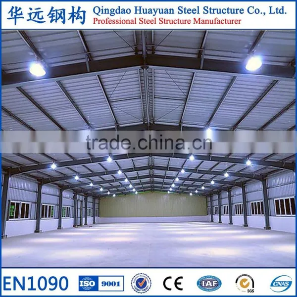 Double Slope Pre Engineered Steel Frame Workshop Building photo-3
