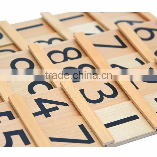 Wooden Mathematics Teaching Aid Montessori Segen Board photo-4