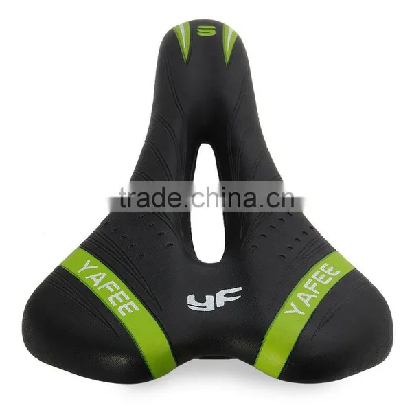 YAFEE - 1019 Sports Bicycle Saddle MTB Prolong Saddle PU Leather Hollow Saddle Racing Bicycle Parts photo-3