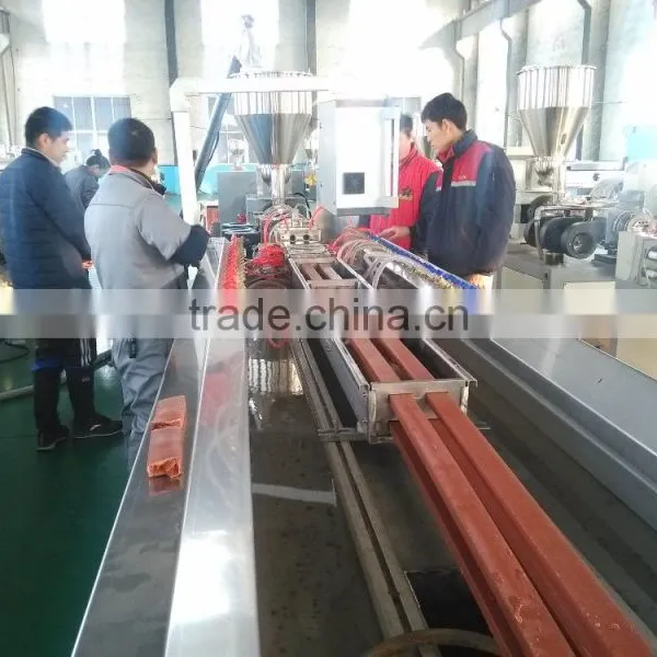 PE PP WPC Profile Extrusion Machine-mold Four Cavities photo-6