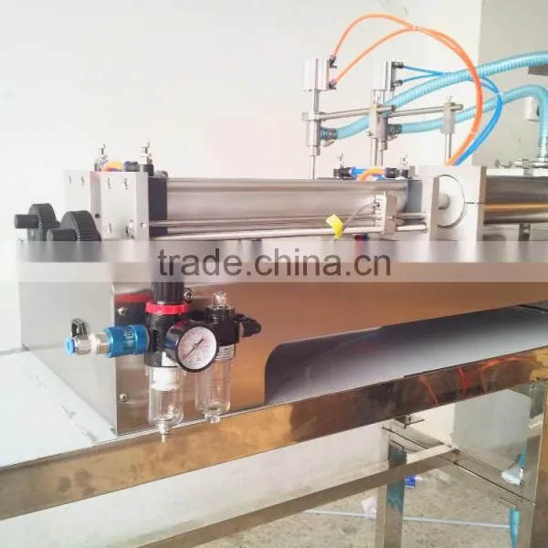 Small Full Pneumatic Double-head Glycerine Filling Machine (semi-auto Liquid Filler, Water Filler ) photo-6
