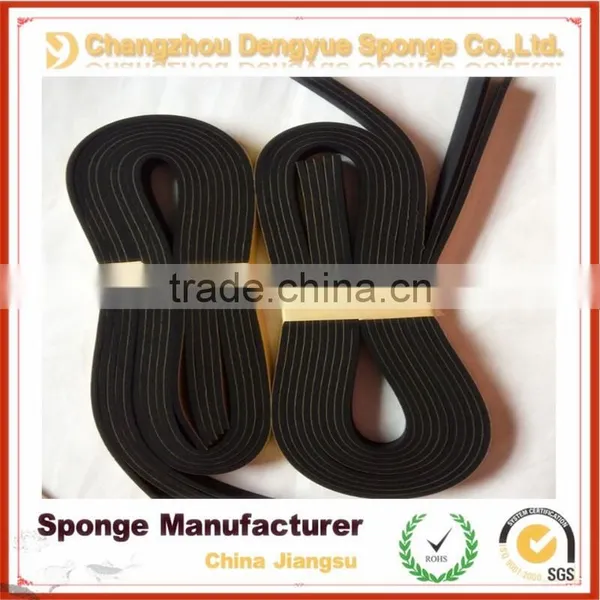 Weatherseal Strips Adhesive Single Side EPDM SBR NBR PVC Rubber Black Foam Tape photo-6