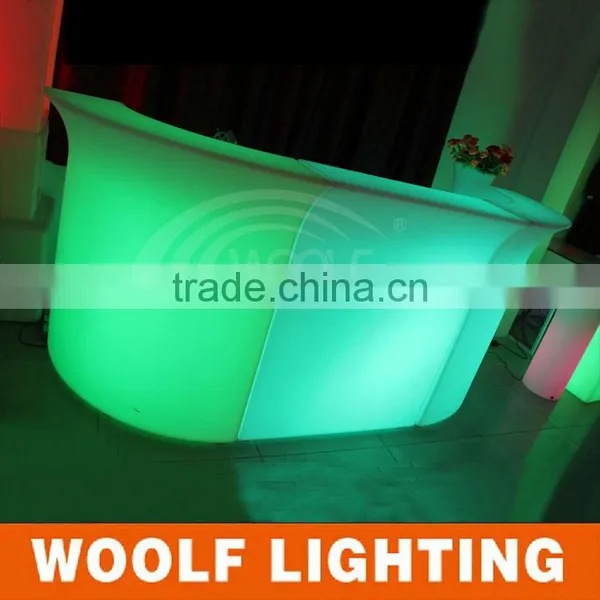 LED Bar Furniture Hotel Reception Bar Counter Design photo-6