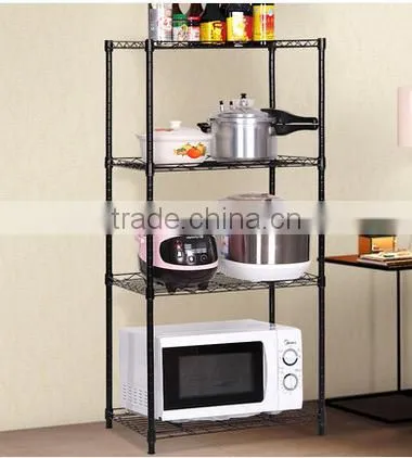 Modern Steel Wire Kitchen Storage Rack Home Furniture Shelf photo-5