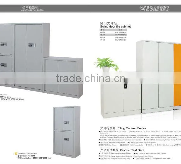 Fireproof Metal Safety Filing Cabinet Swing Door Filing Cabinet Metal Cupboard Storage Box Cabinet photo-2