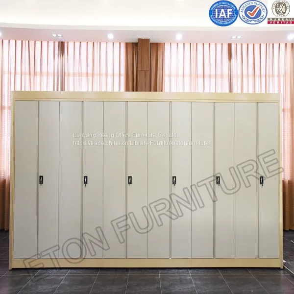 Library Trackless Metal Shelving Rack With Skidproof Device photo-5
