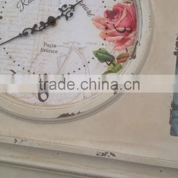2014 New MDF Photo Frame Wall Clock photo-2