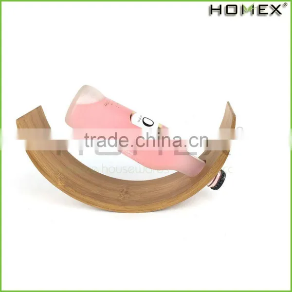 Bamboo Single Wine Bottle Holder /wine Bottle Rack Homex-BSCI photo-2
