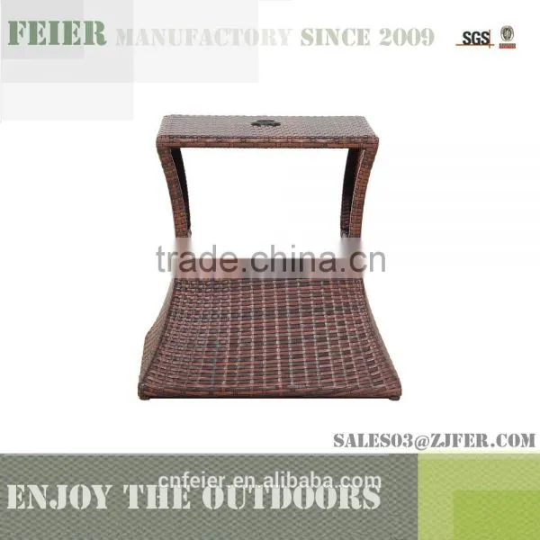 2016 New Round Umbrella Stand Rattan Table photo-2