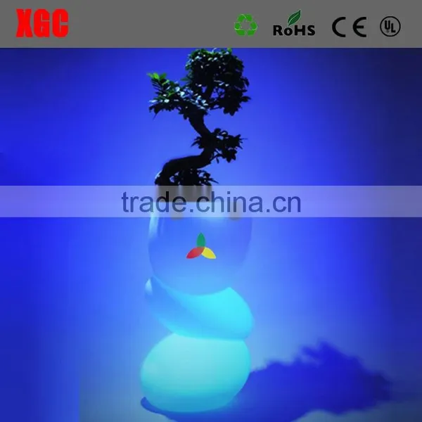 Plastic Flower Pot Illuminated Lighting Planter Flower Pot GD110 photo-5