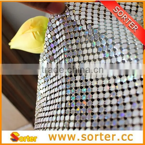 Brilliant China Manufacturer Metallic Sequin Cloth Kitchen Curtains photo-5