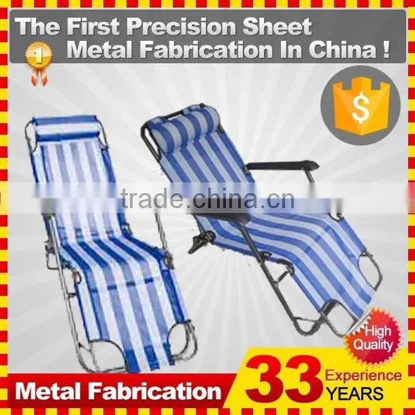 Outdoor Adjustable Beach Poolside Chair photo-3