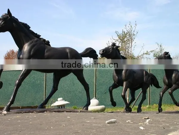 Bronze Foundry Animal Sculpture of Bronze Life Size Horse Statue photo-3