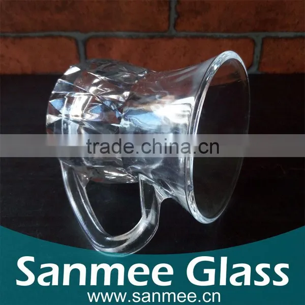 Wholesale Glass Tumblers Bottle for Milk,Drinking Glass With Handle photo-2