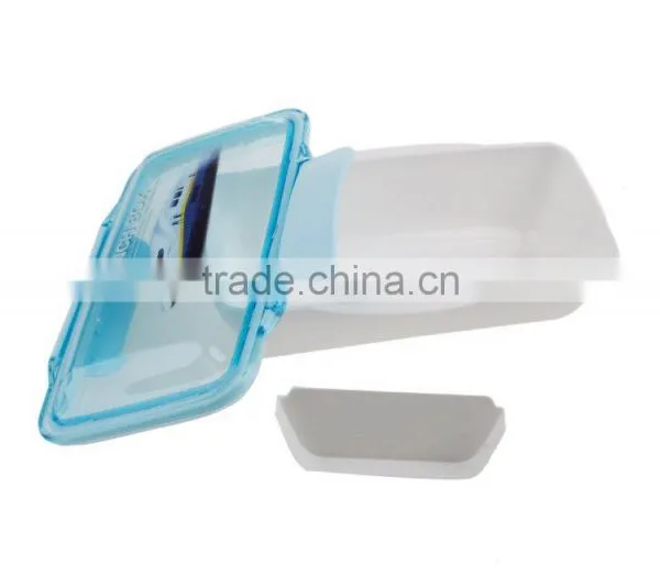 Clear Plastic Bento Lunch Box With Lock photo-3