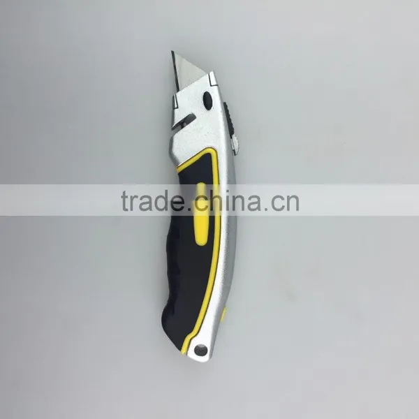 Butterfly Electric Rubber Handle Folding Custom Snap Off Utility Safety Cutter Knife Blade 18mm photo-2