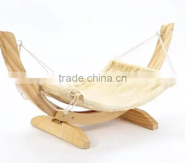 Cat Hammock With Wooden Frame /Wooden Hammock With Canopy photo-6