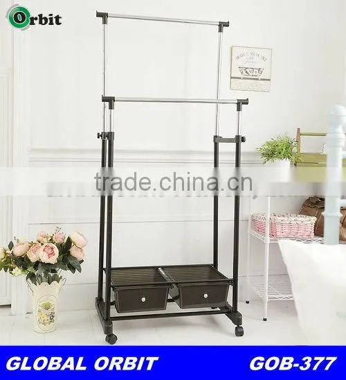 Storage Clothes Drying Rack With Metal Stand photo-3