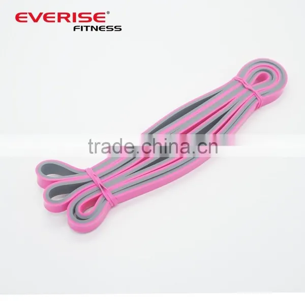 Heavy Duty Pink &Gray Resistance Bands, Durable Pull up Bands, Mobility Bands for Cross Training photo-2