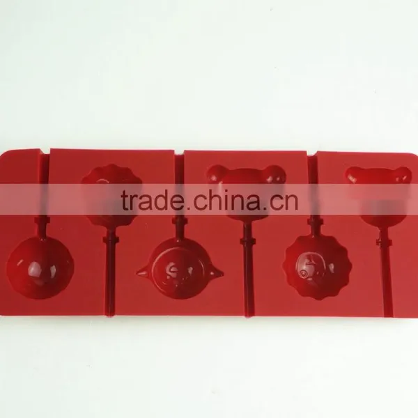 16177 Silicone Candy Lollipop Molds With Sticks photo-6