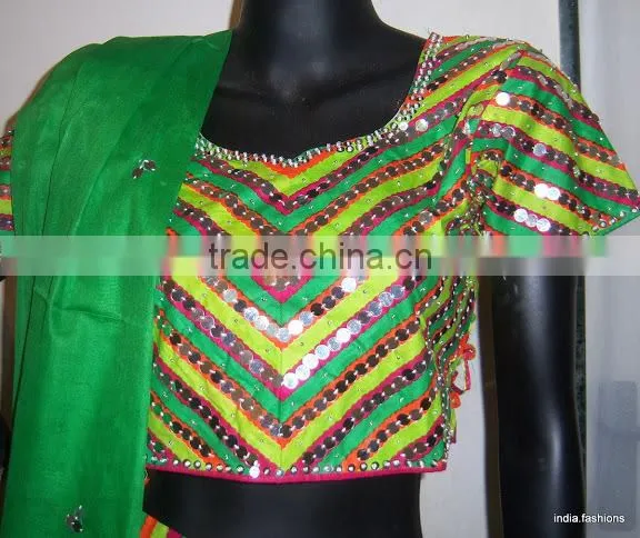 Designer Hand Beaded Lehenga Choli photo-4