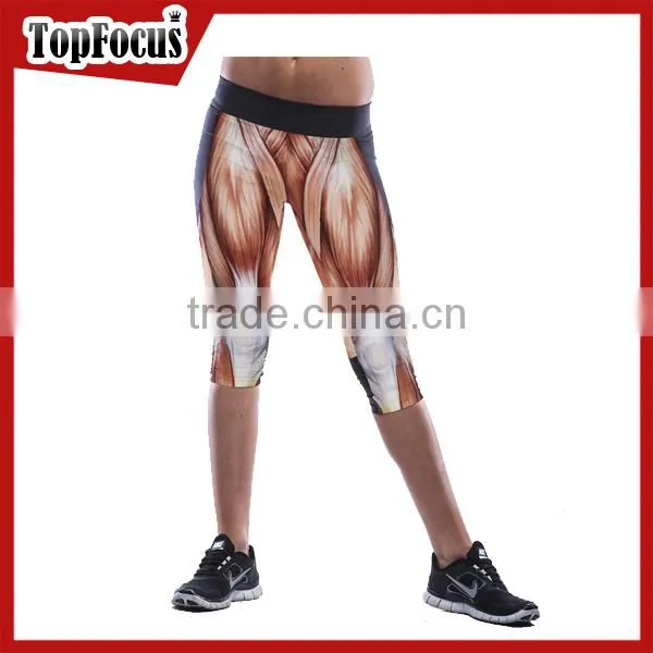 Trade Assurance Loma Jane Ladies Fitness Gym Capri Pants photo-2